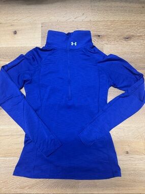 Under Armour Women's Electric Blue Quarter-Zip Pullover